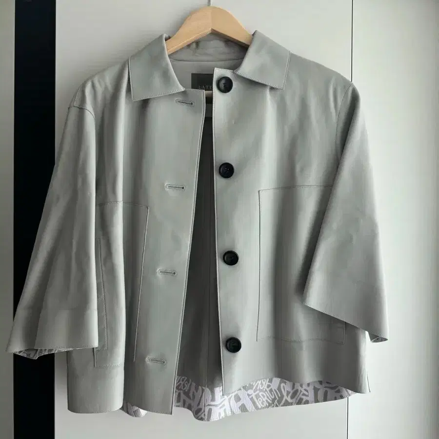 Hug Your Skin Bolero Windshell Windbreaker Gray #허그유어 Hug Your Skin Bolero Windshell Windbreaker Gray #허그유어