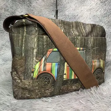 새상품급 PaulSmith 미니쿠퍼 숄더백 멀티 스트라이프