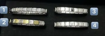 메싸지오 팔찌 2개 & 노미네이션 팔찌 2개