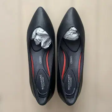 ROCKPORT 블랙 가죽 펌프스 23.5cm