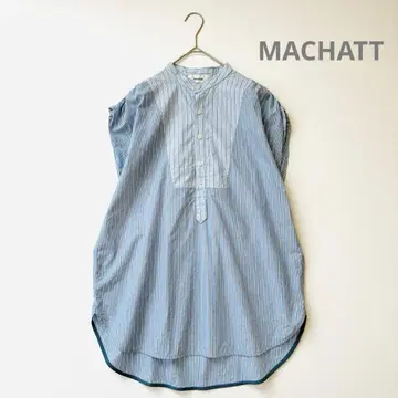 마차트 MACHATT 스탠드 슬리브리스 블라우스