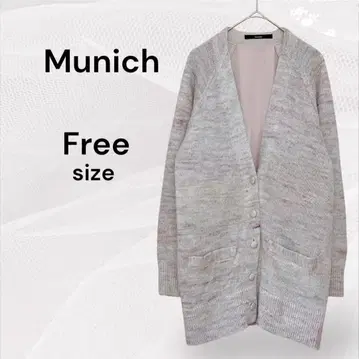Munich 뮤닉 긴팔 가디건 믹스 컬러 프리 사이즈