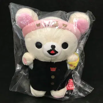 미개봉 새상품 코리락쿠마 가쿠란 매달기 응원단 봉제 인형 검정