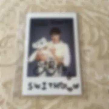 STAYC Teddy Bear 윤 친필 사인 폴라로이드