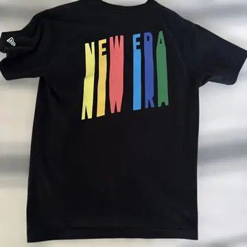 T셔츠 Los Angeles NEWERA 블랙 레귤러 핏