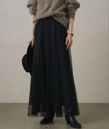 라운지드레스 Loungedress 튤 플레어 스커트