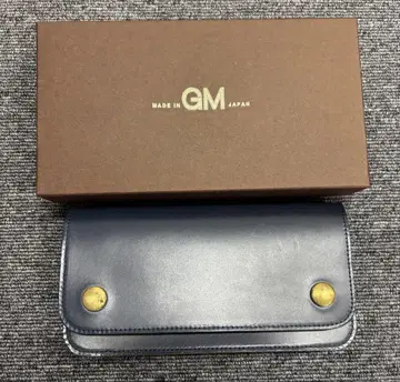 MADE IN GM JAPAN LONGWALLET 'NAVY' 장지갑