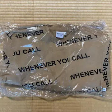 아라시 굿즈 WHENEVER YOU CALL M 사이즈 베이지