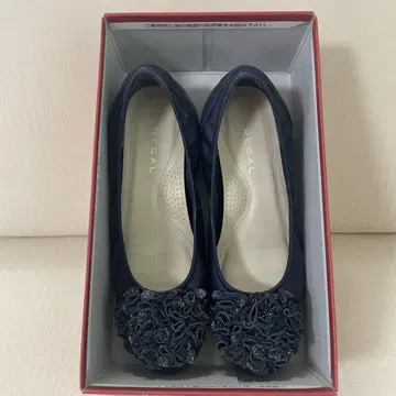 REGAL 네이비 플랫슈즈