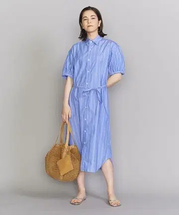 BEAUTY&YOUTH UNITED ARROWS 스트라이프 셔츠 원피스