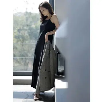 큐프라 블렌드 캐미 원피스 (BLACK)