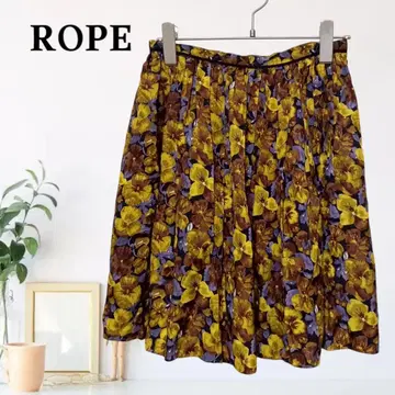 zB770 [ S ] ROPE 보타니컬 플레어 스커트 개더 스커트 턱
