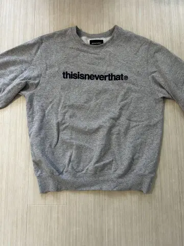 thisisneverthat 그레이 로고 트레이너
