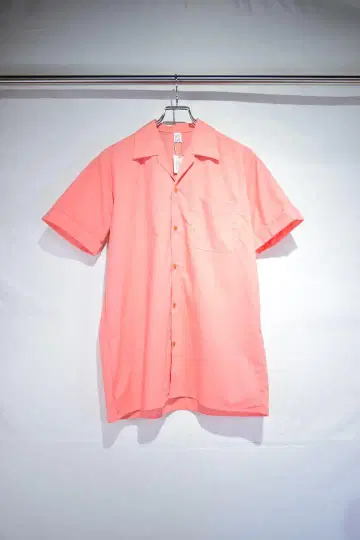 구제 유로 오픈 카라 플레인 셔츠 유럽 구제 의류 빈티지 70s