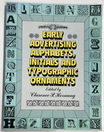 Early Advertising Alphabets