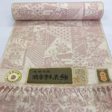 정견 츠무기 옷감 본고장 에치고 마와타 손으로 짠 IG25