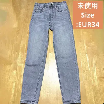 [ZARA] 여성용 그레이 스키니 데님 (EUR 34)