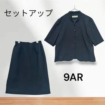 스커트 셋업 9AR 블라우스 스커트 프론트 오픈