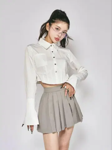 Darich 코르셋 숏 셔츠