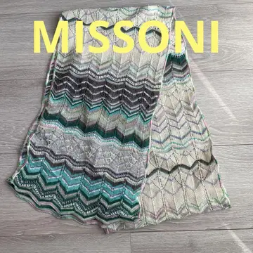 얼굴 주변을 화려하게 MISSONI 미쏘니 머플러 숄