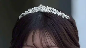 티아라 펄 크리스탈 러브티아라