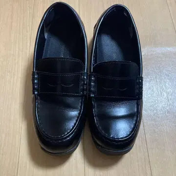 문스타 블랙 로퍼 23.5cm EEE