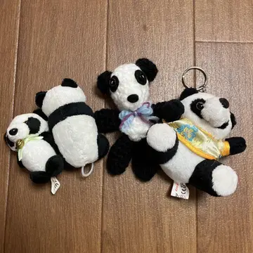 팬더 봉제 인형 4개 묶음 판매