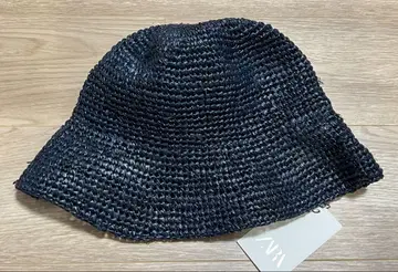 ZARA RAFFIA BUCKET HAT