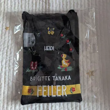 FEILER 하이디 자수 브리짓타나카 숄더백 블랙