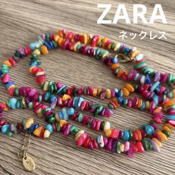 ZARA 2연 스톤 목걸이