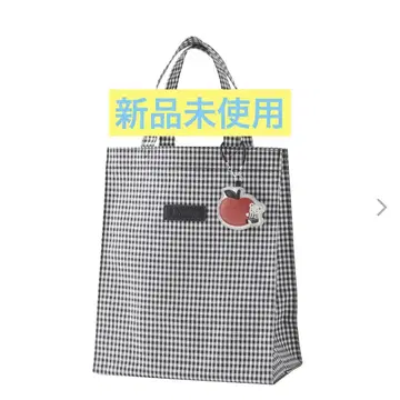 파밀리아 체크 토트백