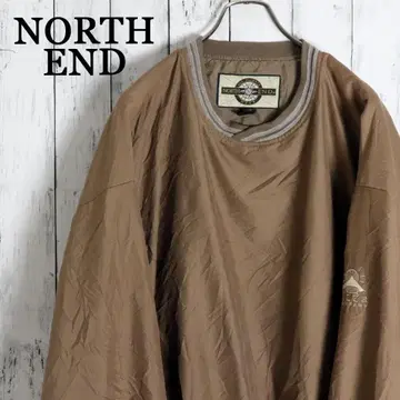 NORTHEND 해외 기업 로고 자수 풀오버 바람막이 빅 루즈