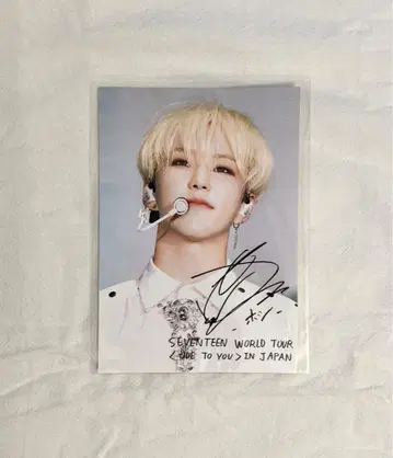Seventeen 호시 로손 프린트 L판
