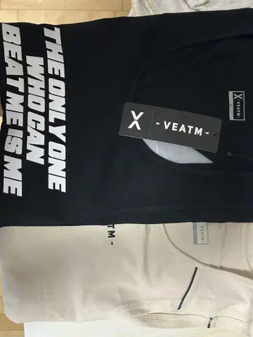 VEATM 슬리브리스 S 새상품, 미사용품 비트무 탱크탑 2매 세트