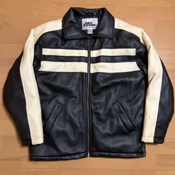 90s 00s NO FEAR 페이크 가죽 자켓 아카이브
