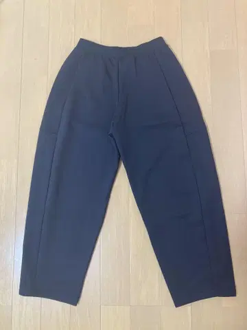 UNIQLO 드라이 스웨트 커브 팬츠 기장 짧은 M 블랙