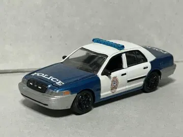 그린라이트 1/64 포드 크라운 빅토리아 경찰차 미니카
