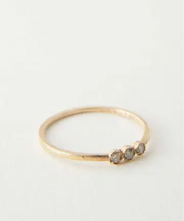 noguchi BIJOUX 노구치 화이트 다이아 3p 반지