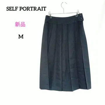 새상품 SELF PORTRAIT 셀프 포트레이트 블랙 스커트 M