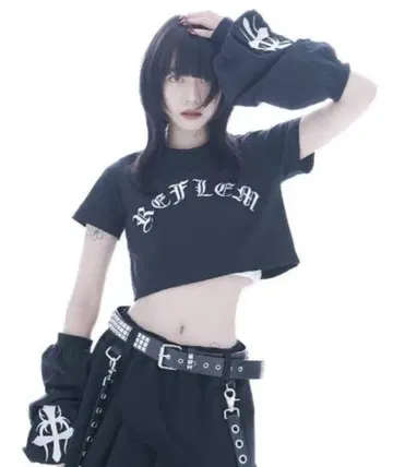 REFLEM 'cropped cut&sew with arm cover'
