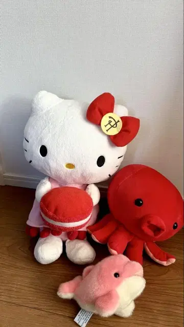 he l lo ki t t y 봉제 인형 세트