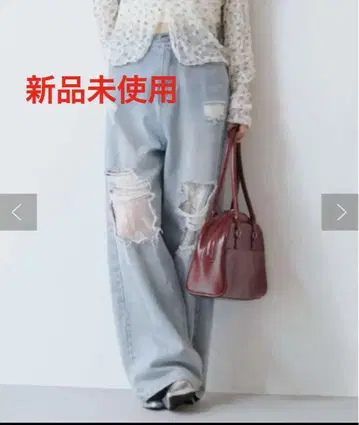 카스타네 kastane 레이스 데님 팬츠 사이즈 0