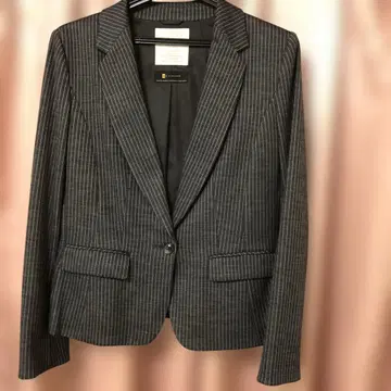 리플렉트 차콜 그레이 스트라이프 테일러드 장인 자켓 사이즈 L