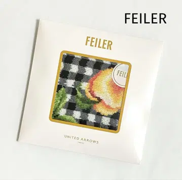 유나이티드 애로우즈 별주 FEILER PEACH 손수건