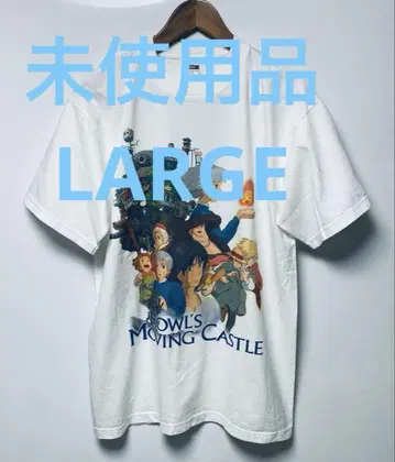 미사용품 HOWL'S MOVING CASTLE S/S TEE L 사이즈