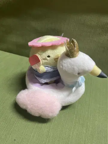 손바닥 봉제 인형 백조 탈것 펭귄? 스미코구라시