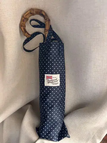 traditional Weatherwear 접이식 우산 도트