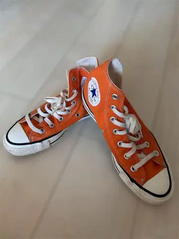 Converse 하이컷 오렌지 사이즈 5 24cm