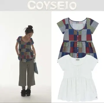 COYSEIO 핀턱 블라우스 화이트