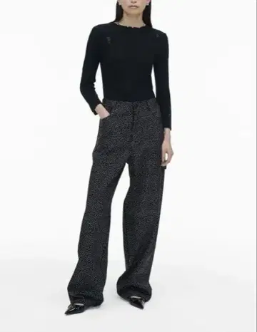 MARC JACOBS 더 글램 스터드 배기 데님